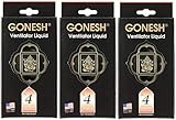 【3個セット】GONESH(ガーネッシュ) 車用芳香剤 ヴェンティレーター リキッド No.4(甘くフルーティな香り) 3ml