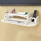 HAIZHEN スタイリッシュなシンプルテレビセットトップボックスシェルフブラケット壁掛け