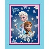 Disney Frozen No-sew Fleece Throw Kit Sisters Forever Light Blue [並行輸入品]