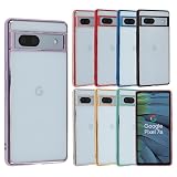 Pixel 7a ケース TPU color Google Pixel7a ソフトケース カバー クリアケース スマホケース 薄型 保護 耐衝撃 グーグル ピクセル7a au softbank docomo パープル A805P7APU