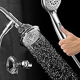 新しいhydro-remote ( TM )コントロールシャワーコンボからAquaCare ( TM ) by HotelSpa。スイッチ水間固定シャワーヘッドと手、リモートで、中に座っているまたはS
