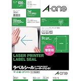エーワン ラベルシール レーザー A4 ノーカット 100シート 28361