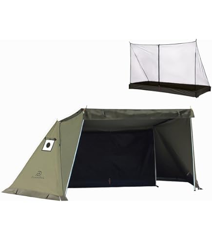 Amazon | 8tail パップテント 軍幕 ソロ 【ゴッドパップ】 tc ポリ