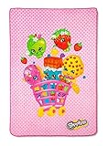 Shopkins Toys Plush Full Size Kids Bedding Blanket - Pink [並行輸入品]