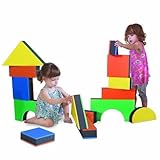 Edushape 2.5 Jumbo Textured Blocks Set of 32 toys [並行輸入品]