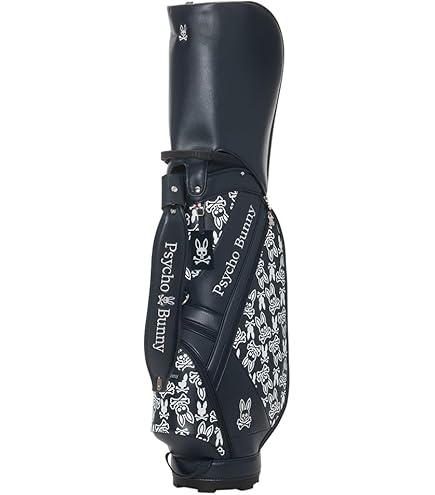 Psycho Bunny サイコバニー エナメルキャディバッグ９型 美品！ Amazon | サイコバニー 9.0型 キャディバッグ PBMG2FC3 エナメル 定番