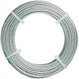 トラスコ（TRUSCO） ステンレスワイヤーロープ ナイロン被覆 Φ2.0（2.5）mm×50 CWC2S50