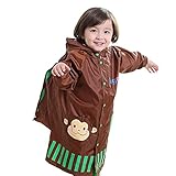 子供レインコートキッズ雨具 男の子と女の子のためのフローラルレインスーツレインジャケット子供のポンチョ子供の防水コート子供レインギアレインウェア