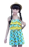 (チェリーレッド) CherryRed ガールズ ベビー 女の子 水着 ビキニ 子供用 ビキニ水着 可愛い 花柄 XL ブルー