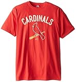 MLBセントルイス・カージナルス画面印刷ショートスリーブTシャツ レッド