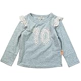 《春秋対応》 CHILD CHAMP(チャイルド チャンプ) スラブ天竺花柄アップリケ長袖Tシャツ 130cm/GY NO.C-86181103