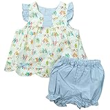 《春秋対応》(日本製) Pample Mousse(パンプルムース) 布帛ブロード総柄Ptミルキースーツ 70cm/OW NO.DP-81401