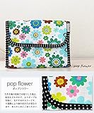 ファムベリー　ジャバラ式母子手帳ケース (ポップフラワー)
