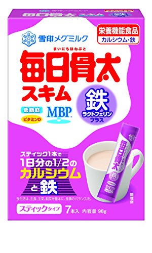 雪印メグミルク 毎日骨太スキム 鉄ラクトフェリンプラス 7本 ×12セット