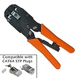 STP rj45 cat6 aシールドモジュラープラグ Crimp Tool オレンジ TL-VC-078-1017