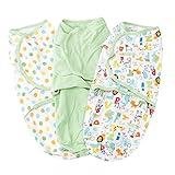 Summer サマー SwaddleMe スワドルミー 3枚セット ＳＭサイズ　おくるみ (S/M, ABC Animals)