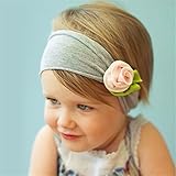 LexBlue（TM）子供ベビーヘアアクセサリーコットンストレッチベビーカチューシャラブリーヘアバンド子供ガールフラワーカチューシャスウィート