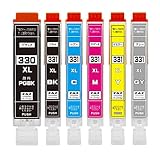 ZAZ BCI-331XL+330XL/6MP 互換インク TS8830 TS8730 TS8630 TS8530 330 331 6色 1セット ink-810