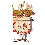 Robotime フラワーポット 鉢 立体パズル 木製 DIY クラフト 子供 おもちゃ (バニー)