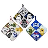 ループ付きタオル3枚組 (スターウォーズ)