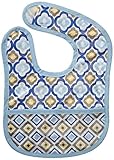 Caden Lane Ikat Collection Mod Coated Bib, Blue by Caden Lane