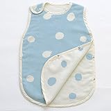 こどもと暮らしオリジナル ふわふわ綿毛布スリーパー あわ玉 スモーキーブルー