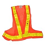 SE EP08L-O 16-LED Illuminated Safety Vest with Flashing Feature by SE