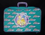 ザ・シンプソンズ　ステイションワゴン　VTG 90s THE SIMPSONS FAMILY VACATION TEAL PURPLE STATION WAGON 18"x12" SUITCASE [