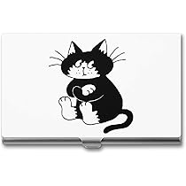 バリ猫・ウェルカム猫・カード・名刺入れ バリ猫・ウェルカム猫・カード・名刺入れ 刺繍ネコのカード