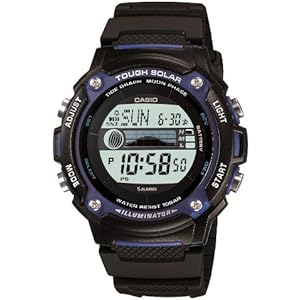 [カシオ] 腕時計 スポーツギア タイドグラフ ソーラー W-S210H-1AJF ブラック