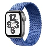 コンパチブル apple watch アップルウォッチ用バンド iwatch 柔らかいシリコーン糸混紡リサイクルヤーン素材 ブレイデッドソロループ 編組バンド apple watch ultra3/ultra2/ultra/10/9/8/7/6/5/4/3/2/1/SEに対応 通気性 38mm/40mm/41mm/S10 42mm S10 46mm/42mm/44mm/45mm/49mm