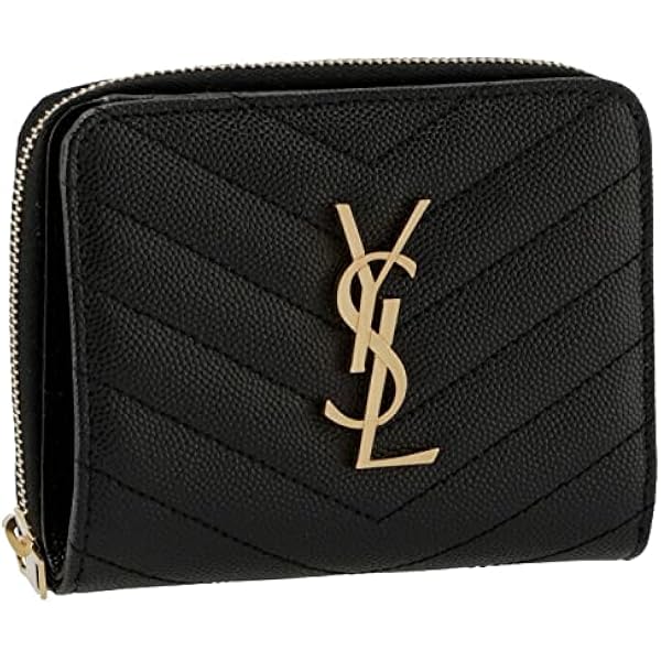 SAINT LAURENT ブラック 二つ折り財布&カードケース サンローラン SAINT LAURENT カードケース フラグメントケース