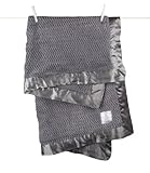 リトルジラフ Little Giraffe 【正規代理店輸入】 Luxe ツイストブランケット (チャコール)/BOX入り lg0009-03B