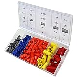 XtremepowerUS 158pc Electrical Wire Connection Screw Twist Connector Cap w/ Spring Insert Assortment
