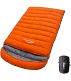 Amazon.co.jp: Fengzel Outdoor マミー型二人用寝袋 ダウン率93％ 1000