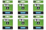 DYMO 45013 D1 Standard Labels 1/2-Inch x 23Feet, 6 Packs by DYMO