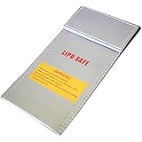 最強防炎! リポガード LiPo Safe Bag リポ バッテリー 保管 LiPo Bag セーフティーバッグ リポバッテリー袋 リポ バッテリー 保管 ケース 防爆バッグ LiPo Bag 10x20cm