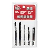 Vermont American 30038 U Shank All Purpose High Carbon Steel Jigsaw Blade Set, 20-Piece [並行輸入品]
