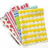 echino エチノ カットクロス セット 約50×25cm 4枚 バネ口 レシピ 付き