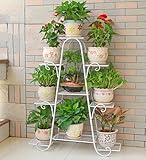 ZENGAI 9階 フラワースタンド 特大 大胆な 鉄の芸術 屋内 着陸 フラワーポットラック フラワースタンド ( 色 : ブロンズ , サイズ さいず : 104cm )