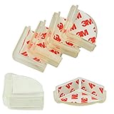 Kiss Kids 4 PCS Clear Soft Plastic Desk Cover/Table Corner Edge Protectors/Cushions for Baby Safety 