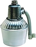 Heath Zenith HZ-5666-AL 100-watt High Pressure Sodium Security Light and Extension Arm, Zinc Silver 