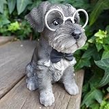 犬の置物 シュナウザー ジェントルドック １４１０ＱＹＬ いぬ イヌ 動物 オーナメント ガーデン オブジェ 庭 雑貨 ガーデニング インテリア マス