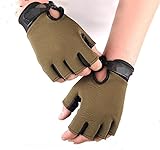 Tmrow 1対 サイクリンググローブ アウトドア滑り止め付き 通気性 男女兼用 春夏用 サイクリング 登山 ハーフフィンガー グローブ 手袋 滑り止め 通気性抜群 L