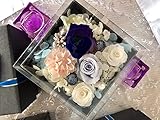 プリザーブドフラワー 枯れない 花 フラワー ギフト アレンジメント 母の日 父の日 卒業 入学 出産 お祝い プレゼント に最適 ギフト ボックス カラーバリエーション 豊富 リボン付きボックス ラ