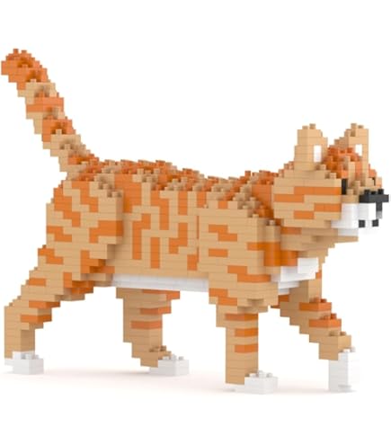 Amazon.co.jp: リアルな動物オブジェを作れる ブロックおもちゃ お散歩