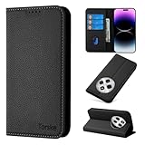 Torske Xiaomi Redmi 14C ケース 手帳型 レドミ14C ケース 内蔵マグネット式 Redmi 14C スマホケース 手帳型 Redmi 14C 4G ケース Redmi 14C 手帳型ケース カード入れ 防塵 上質 やさしく手触りが快適 おしゃれ シンプル レッドミー14C カバー 6.88インチ対応 携帯カバー - ブラック