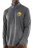 Golden State Warriorsマジェスティックメンズremain focused 1 / 2 Zipグレー グレイ