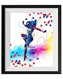 uhomateワンダーウーマンポスターWonder Woman Decorhomeキャンバス印刷ウォールアート記念ギフトベビーギフトインスピレーション引用符壁装飾リビングルームベッドルームバスルームア