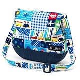 元気にお出かけベビーショルダーバッグ　のりものに揺られてハッピートラベル（ネイビー）　B1700700　日本製